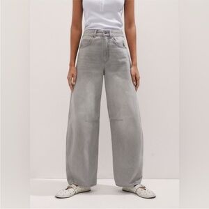 ME + EM Extreme Barrel Jeans in Grey